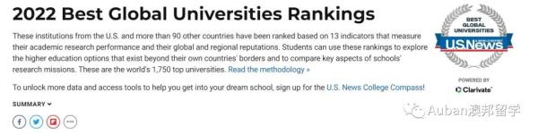 澳大利亚大学排名一览表_澳大利亚大学排行