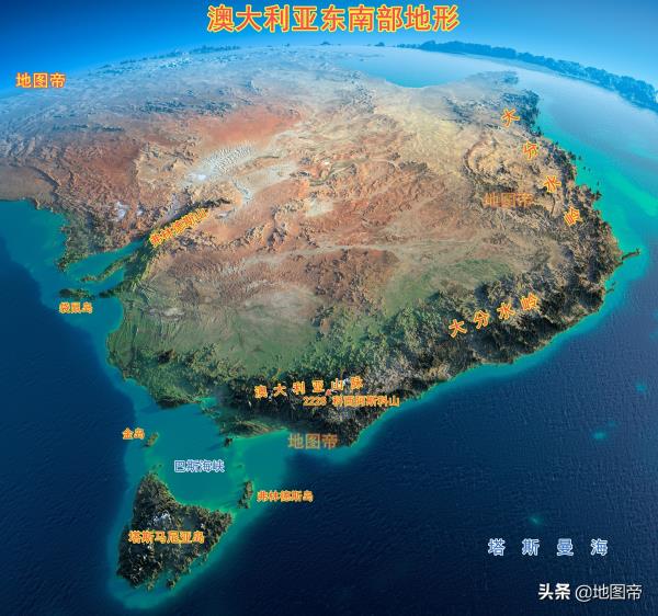 澳大利亚地图_澳大利亚地图高清中文版全图