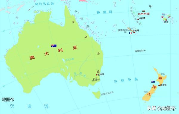 澳大利亚地理位置