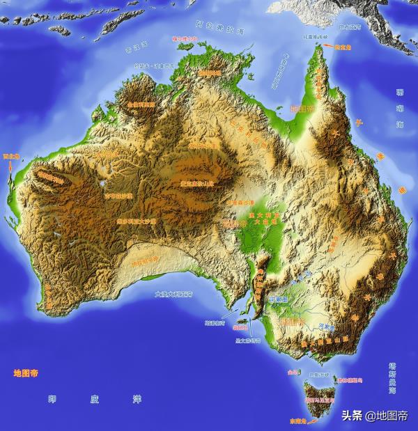 澳大利亚地理位置