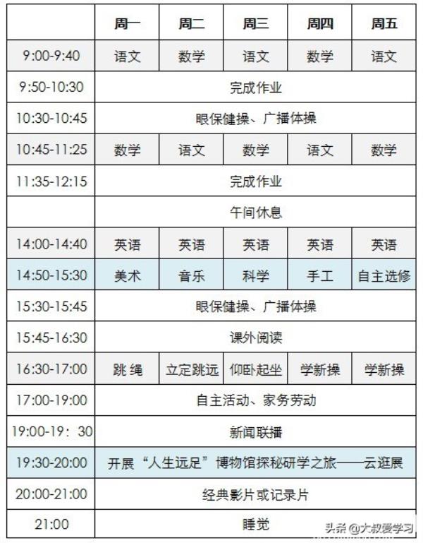 重庆大学课程表