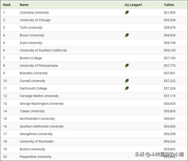 美国大学平均学费_美国大学平均学费多少