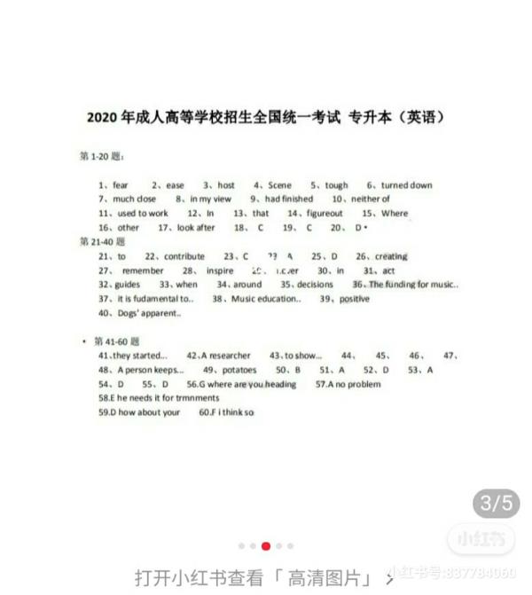 上海成考语文真题及答案