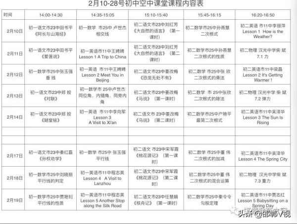 邯郸私立初中学校课程表是_邯郸私立中学招生方法