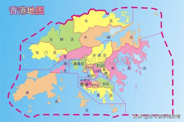 香港中学学校地图